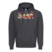 Smoke Nurse Coffee Cups Zipper Hoodie - MaliasSmallBusiness