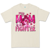 Bone My Mom Is a Fighter with Ribbon Premium Tee - texasbilliewilder
