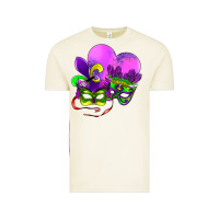 Vintage Arctic mardi gras heart and mask Vintage Tee - AdoDesignShop