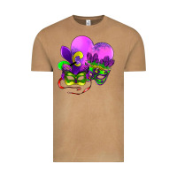 Vintage Camel mardi gras heart and mask Vintage Tee - AdoDesignShop