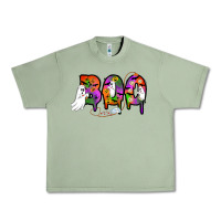 Oil Green halloween boo Urban Heavy Tee - AdoDesignShop