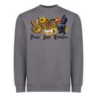 Storm peace love rooster Heavyweight Sweatshirt - LillyAllenDesigns