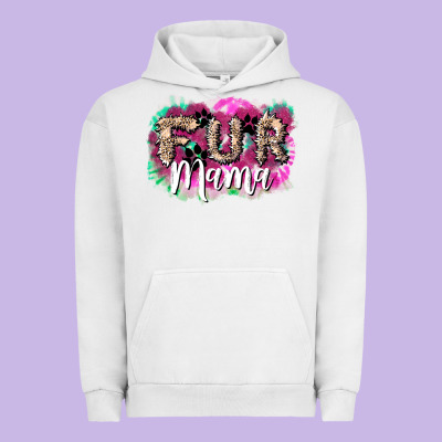Fur Mama Mother's Day Urban Hoodie Designed By Howdyjamesfarm