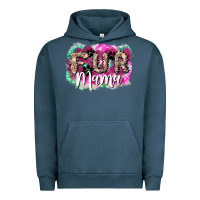 Pigment Midnight Navy Fur mama mother's day Urban Hoodie - HowdyJamesFarm