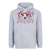 Heather Grey Cow Mom Heavyweight Hoodie - Bettercallsaul