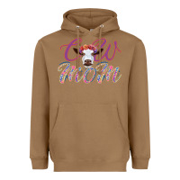 Cow Mom Heavyweight Hoodie | Teevron