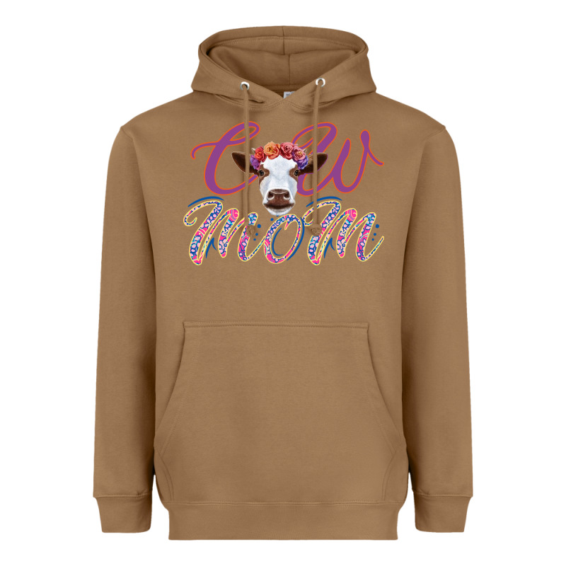 Cow Mom Heavyweight Hoodie by Bettercallsaul | Teevron