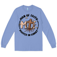 Colony Blue man of faith Long Sleeve Tee - MaliasSmallBusiness