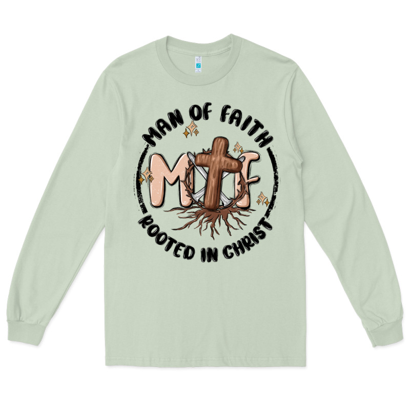 Man Of Faith Long Sleeve Tee by MaliasSmallBusiness | Teevron