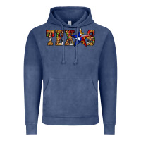 Vintage Denim texas christmas Vintage Hoodie - JahusDesignShop