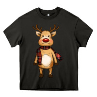 Asphalt cute reindeer Heavy Core Tee - RanaPortraitStore
