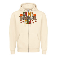 Sandshell In My Thankful Era Zipper Hoodie - MaliasSmallBusiness