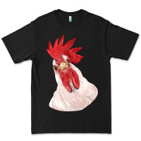 Black silly chicken head Premium Tee - RanaPortraitStore