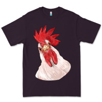 Plum silly chicken head Premium Tee - RanaPortraitStore