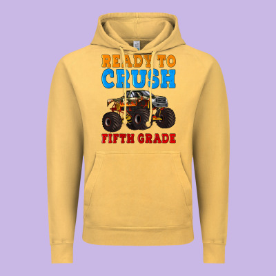 Ready To Crush Fifth Grade Vintage Hoodie Designed By Artiststas