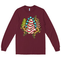 Burgundy little debbie tree cakes sunflower gemstone Long Sleeve Tee - JahusDesignShop