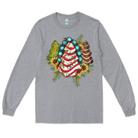 Heather Grey little debbie tree cakes sunflower gemstone Long Sleeve Tee - JahusDesignShop