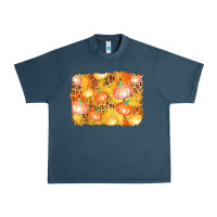 Midnight Navy fall pumpkin background Urban Heavy Tee - AdoDesignShop