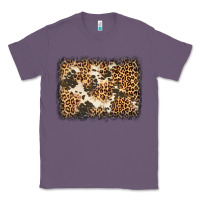 Lavender distressed leopard cowhide background Classic Tee - Jasminsmagicworld