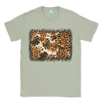 Matcha distressed leopard cowhide background Classic Tee - Jasminsmagicworld