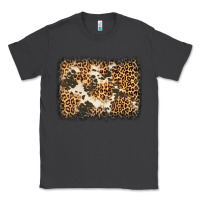 Smoke distressed leopard cowhide background Classic Tee - Jasminsmagicworld