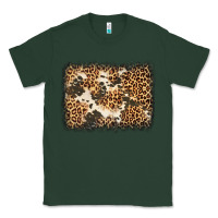Sports Green distressed leopard cowhide background Classic Tee - Jasminsmagicworld