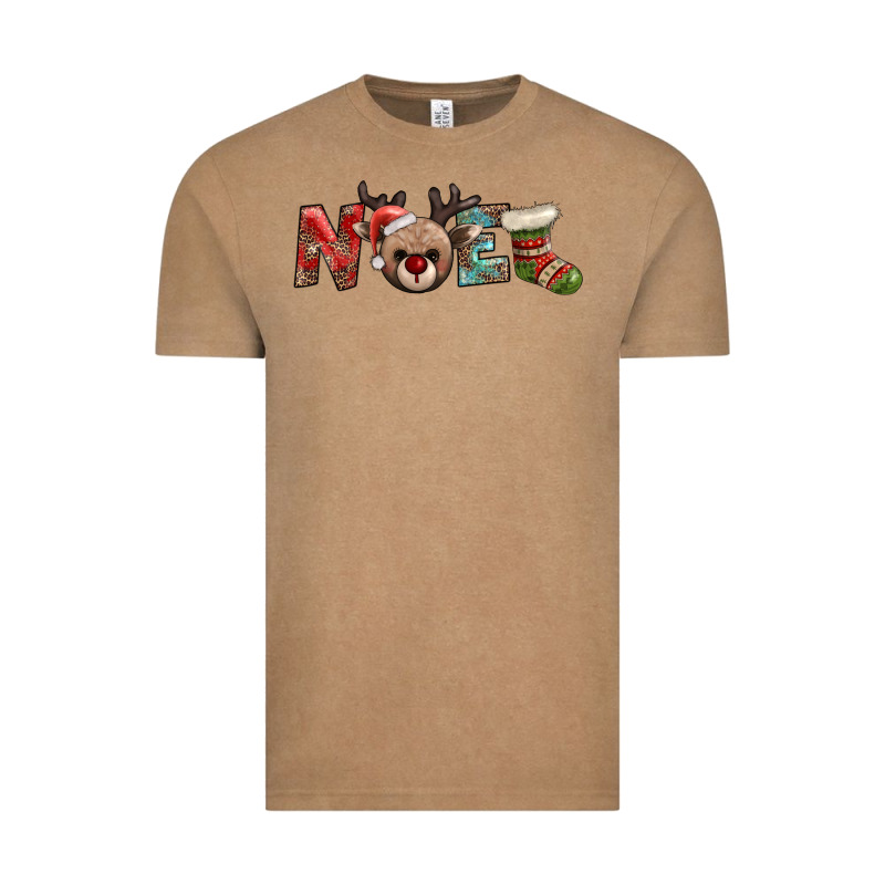 Noel With Sock And Reindeer Vintage Tee by AdoDesignShop | Teevron