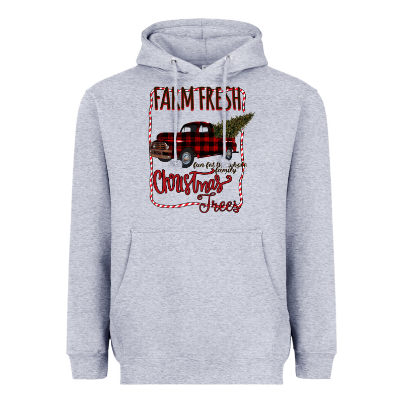 Farm Fresh Christmas Heavyweight Hoodie by Bettercallsaul | Teevron