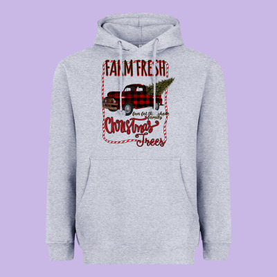Farm Fresh Christmas Heavyweight Hoodie Designed By Bettercallsaul
