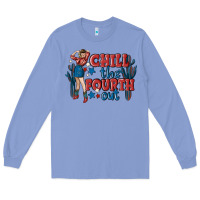 Colony Blue chill the fourth out malia Long Sleeve Tee - MaliasSmallBusiness