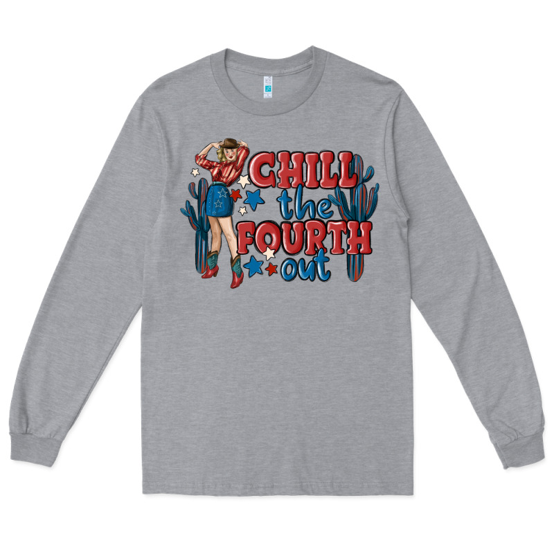 Chill The Fourth Out Malia Long Sleeve Tee by MaliasSmallBusiness | Teevron