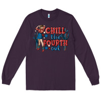 Plum chill the fourth out malia Long Sleeve Tee - MaliasSmallBusiness