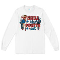 White chill the fourth out malia Long Sleeve Tee - MaliasSmallBusiness