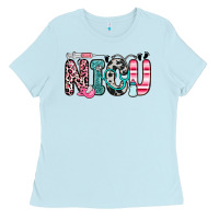 Baby Blue nicu Ladies Tee - Zillion Design Studio