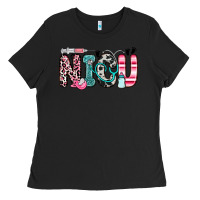 Black nicu Ladies Tee - Zillion Design Studio