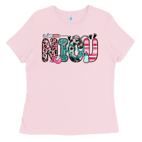 Bubblegum Pink nicu Ladies Tee - Zillion Design Studio