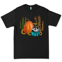 Black sunflower cactus pumpkin fall Premium Tee - RanaPortraitStore