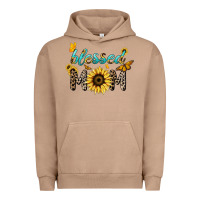 Pigment Burro Blessed mom sunflower butterfly mother's day Urban Hoodie - HowdyJamesFarm