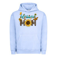 Pigment Grape Ice Blessed mom sunflower butterfly mother's day Urban Hoodie - HowdyJamesFarm