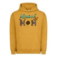 Pigment Peanut Butter Blessed mom sunflower butterfly mother's day Urban Hoodie - HowdyJamesFarm