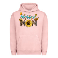 Pigment Salmon Blessed mom sunflower butterfly mother's day Urban Hoodie - HowdyJamesFarm