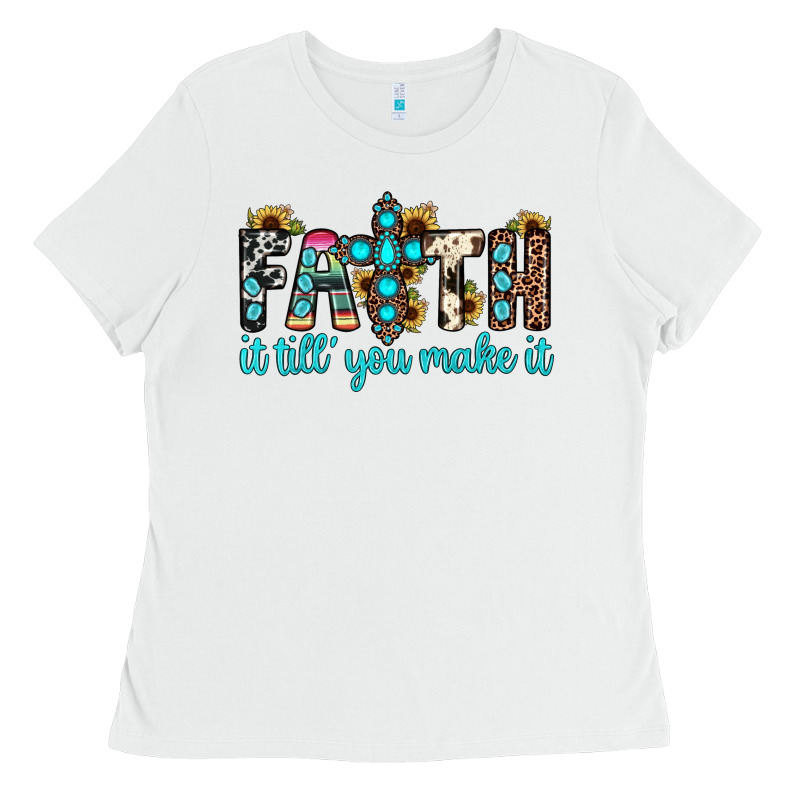 Faith It Till You Make It Ladies Tee by JahusDesignShop | Teevron