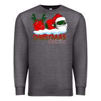 Charcoal Heather Christmas Spirits Baseball Premium Sweatshirt - Bettercallsaul