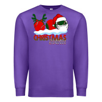 Purple Christmas Spirits Baseball Premium Sweatshirt - Bettercallsaul