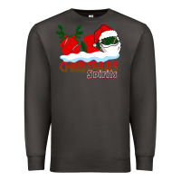 Smoke Christmas Spirits Baseball Premium Sweatshirt - Bettercallsaul