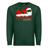 Sports Green Christmas Spirits Baseball Premium Sweatshirt - Bettercallsaul