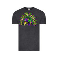 Vintage Black mardi gras rainbow Vintage Tee - AdoDesignShop