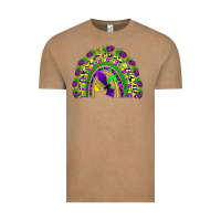Vintage Coffee mardi gras rainbow Vintage Tee - AdoDesignShop