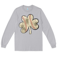 Moon Dust baseball distressed shamrock Long Sleeve Tee - MaliasSmallBusiness