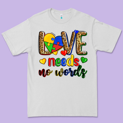 Love Needs No Words Premium Tee Designed By Zillion Design Studio